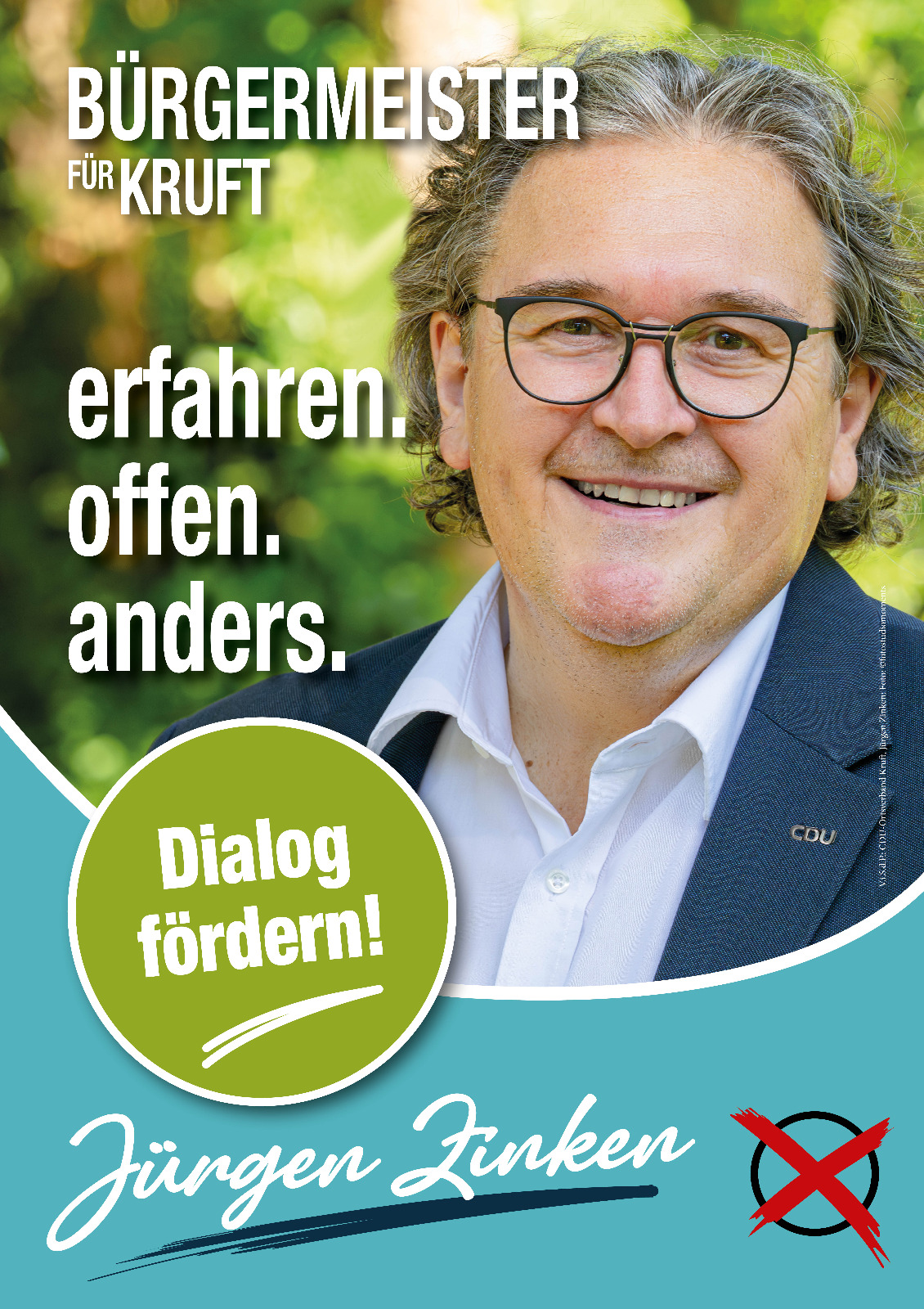 Plakat: Dialog fördern