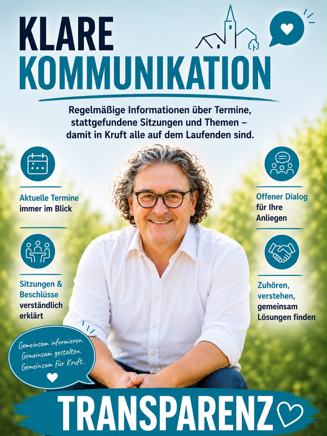Flyer: Klare Kommunikation